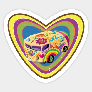 Summer of Love Van Sticker